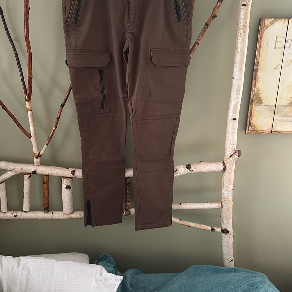 ASOS Brown Cargo Pants Slim Fit